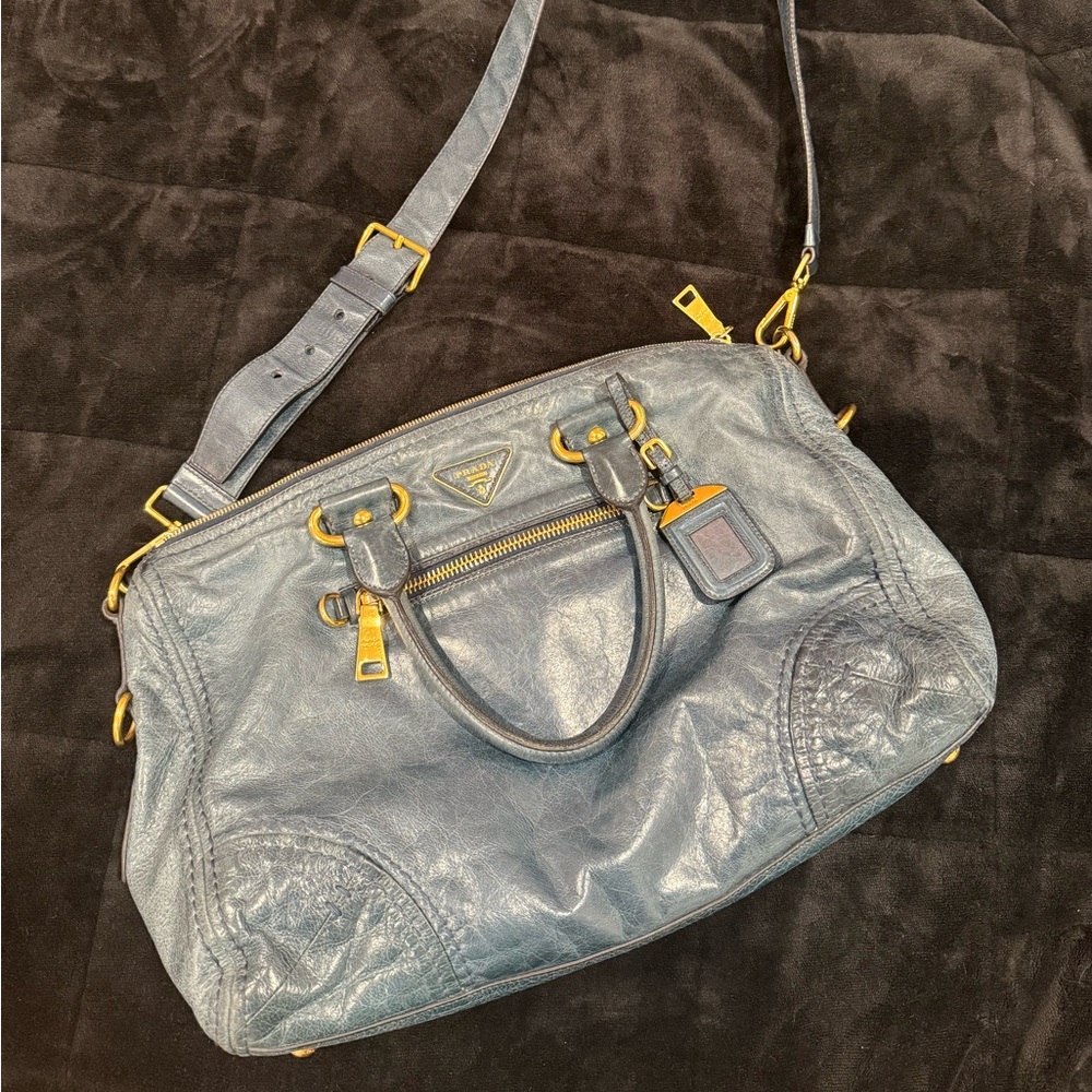 Prada Vitello Leather tote bag